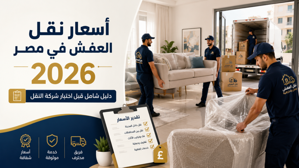 أسعار نقل العفش في مصر